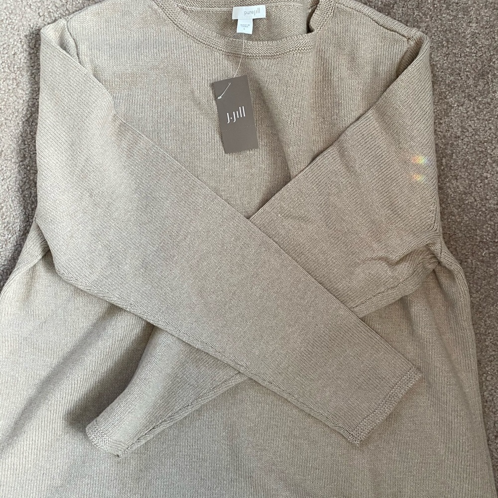 J Jill sweater with knot-tie